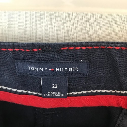 Tommy Hilfiger Women's Navy Capri Pants Size 22 Slash Pockets - Picture 4 of 5