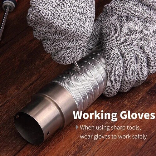 AU☑☑New Safety Cut Proof Anti Cut Resistant Kitchen Butcher Gloves Level Class 5 - Picture 6 of 18