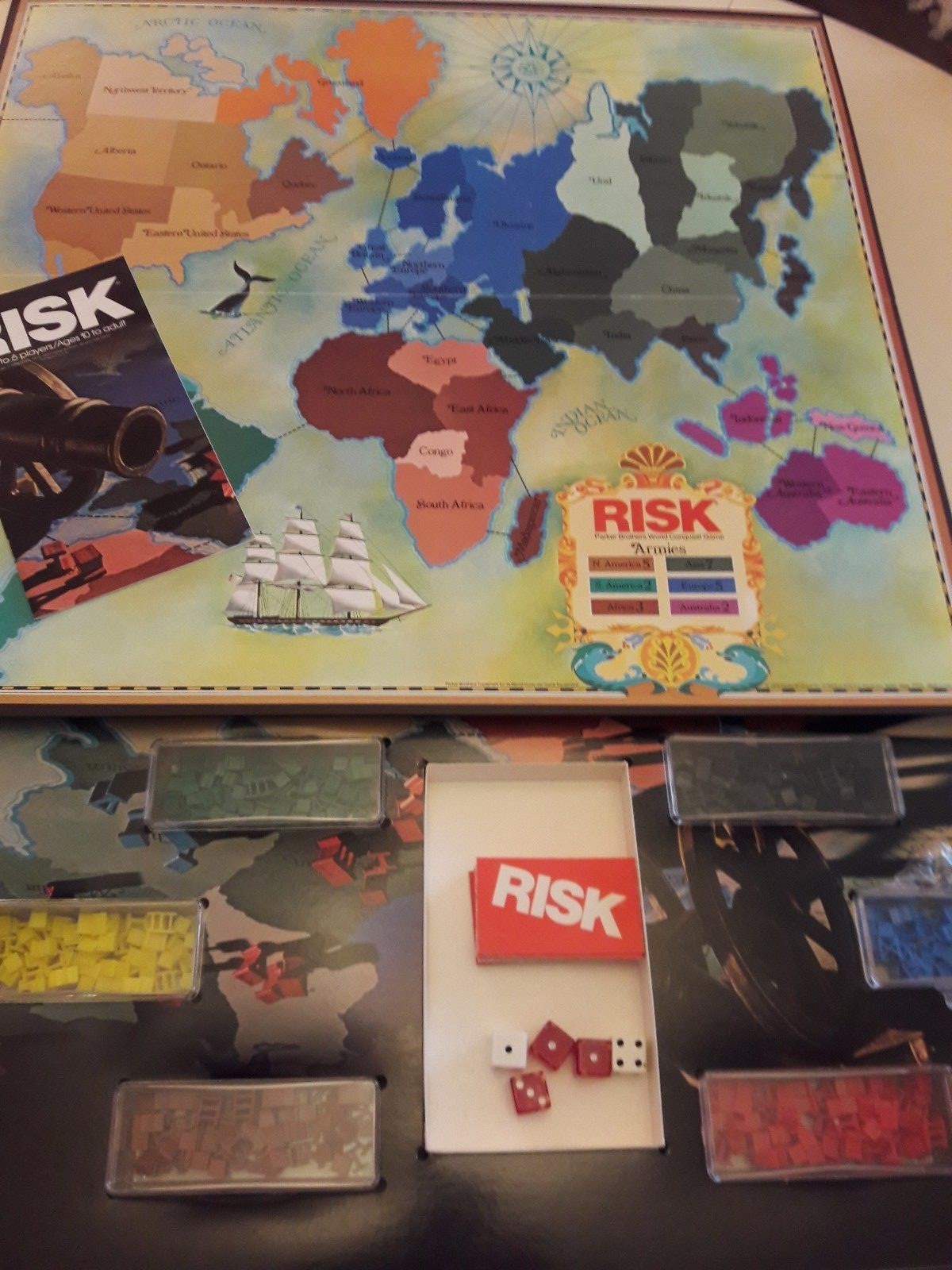 Risk Ebay Risk 1980 Board Game | eBay