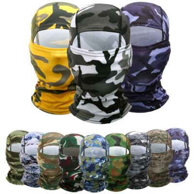 Motorcycle Balaclava Face Mask Ski Cycling Running Riding Sun Hood for Men Women