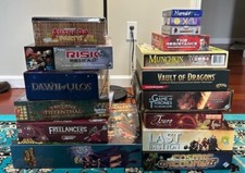 Board Game Lot and Book Bundle - New/Used