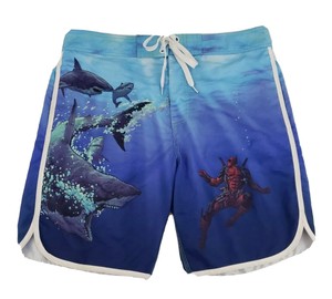 deadpool swim trunks