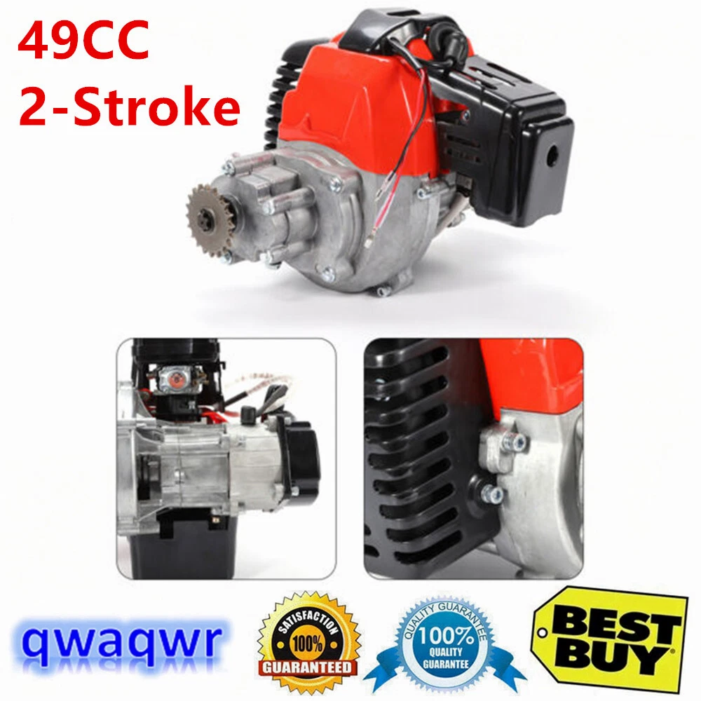 49CC 2 Stroke Gas Scooter Pocket Bike ATV Mini Chopper Engine Pull