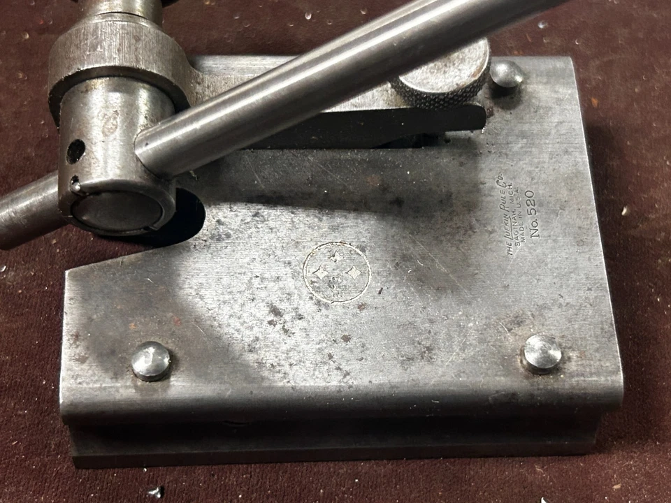 MACHINIST StgCst TOOL  LATHE MILL Lufkin Surface Gage Indicator Gage Holder - Image 2 of 4