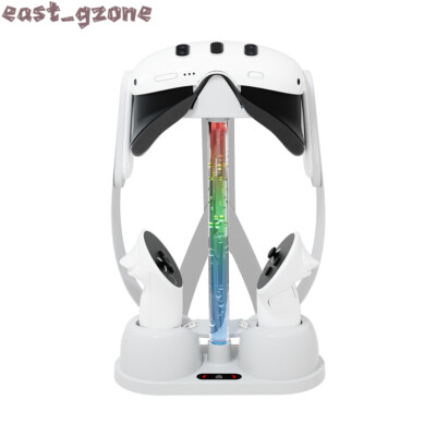 Handle Rainbow Charging RGB Light Storage Stand For Meta Oculus Quest 3 Helmet
