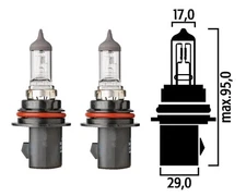 2 Flosser 9007 HB5 12V 65/55W PX29t Halogen Head Light Bulbs - High and Low Beam