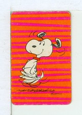 Single Playing Card Miniature "Peanuts, Snoopy" Hallmark 1608 F