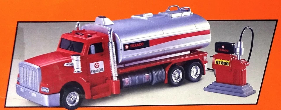 Mattel Wheels Matchbox Texaco 2000 cisterna de combustible, luces y sonidos, funciona, nuevo en caja Foto 4 de 4