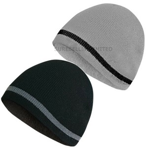 kids white beanie hat