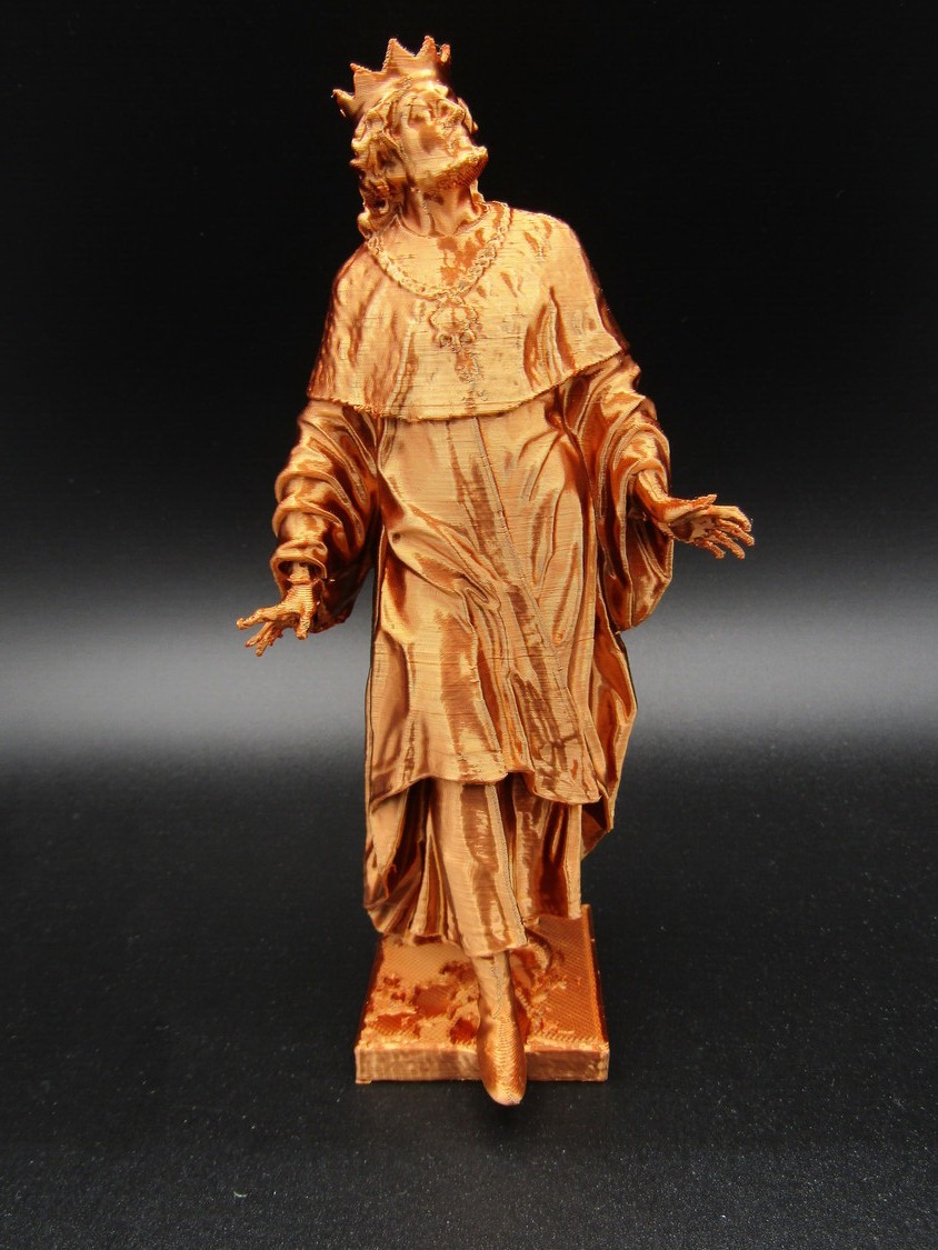 King Solomon 18th Century 1700s 3D Printed Model Statue