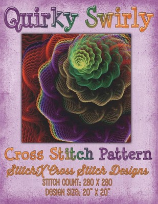 Quirky Swirly Cross Stitch Pattern by Tracy Warrington (English) Paperback Book
