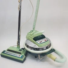 Hoover Celebrity QS 3.7 HP Dual Speed Canister Vacuum Mint/Seafoam Powers READ