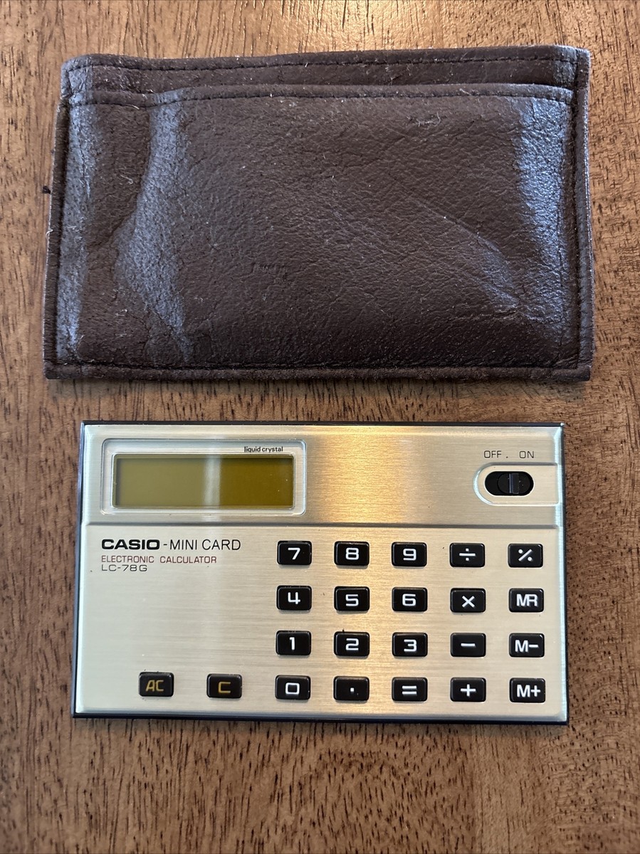 CASIO LC-826　電卓　レトロ Casio LC-826 Calculator | eBay