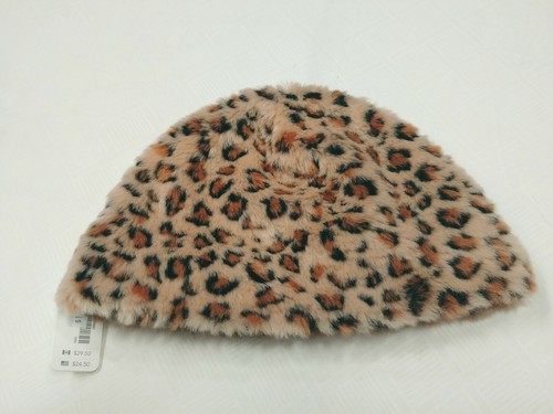 Gymboree Girls Furry Cheetah Print Beanie Thick Lining Size XS - Picture 4 of 6