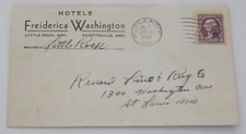 Little Rock Arkansas July 2 1938 postal cover