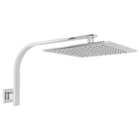 Welfenstein Regendusche Edelstahl 30X30Cm Zulaufarm Wandmontage HB32-ESS25