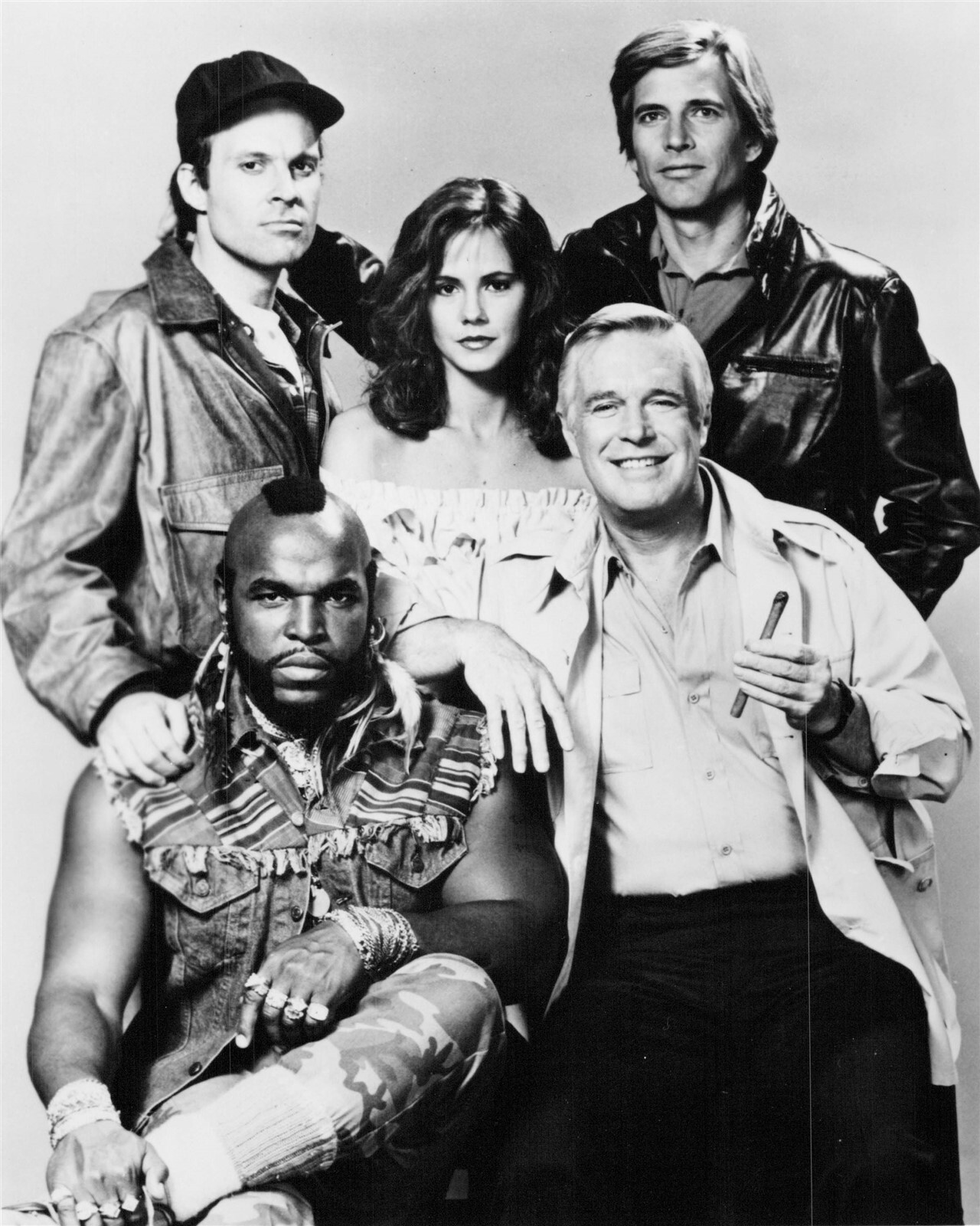 The A Team 1st season Peppard Mr T Schulz Melinda Culea & Benedict 5x7  photo | eBay