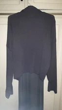Zara Sz M Dusty Blue Two Piece Sweater Tank Dress Worn Once