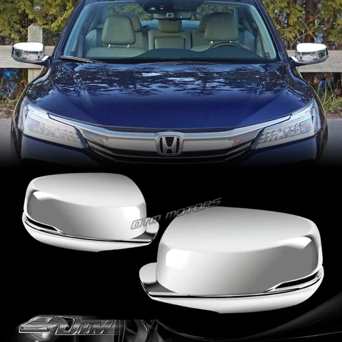 For 2013-2017 Honda Accord Mirror Chrome ABS Side Turn Signal Mirror Covers Kit