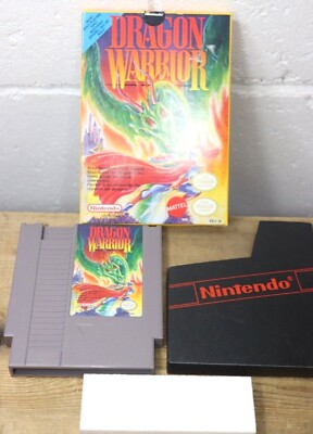 Dragon Warrior (NES, 1989) Nintendo Circle Sticker Unpunched EXCELLENT WORKS! D2