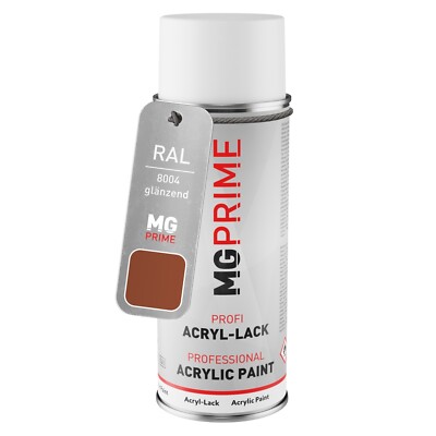 RAL 8004 Kupferbraun Copper brown Spraydose 400 ml glänzend schnelltrocknend