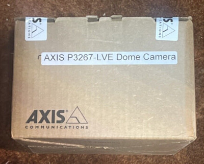 AXIS P3267-LVE 5MP Indoor Network Dome Camera - New Sealed Box