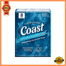 Refreshing Deodorant Bar Soap, for All Skin Types, Classic Scent, 3.2 oz, 8 Bars