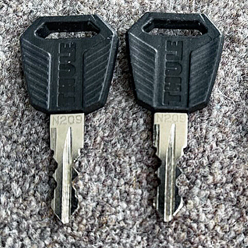 Roof Rack Key Code Thule Crossbars Thule N210 Replacement Keys - 2 Pack Roof Rack Keys For ...