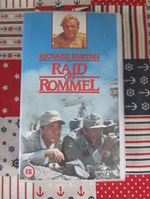RAID ON ROMMEL 1971 FILM STARRING RICHARD BURTON 2000 VHS VIDEO TAPE UK PAL