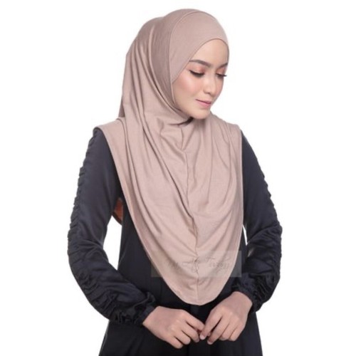Syrian Instant Hijab & Underscarf Set One Piece Slip On Pinless Khimar Amira - Picture 7 of 13