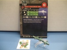 Axis Allies War at Sea CONDITION ZEBRA Fi 167 24/40 with card 