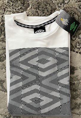 White Unique UMBRO graphic Men s Small Thick Shirt