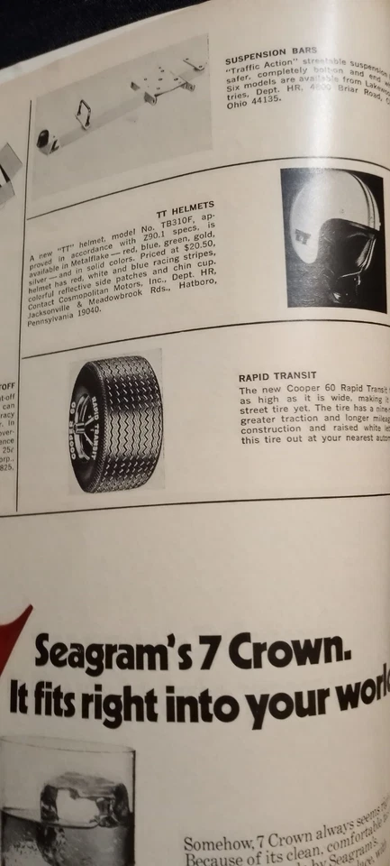 Винтажный журнал HOT ROD ноябрь 1971 Street Rods классная реклама учебники VG + - Изображение 4 из 4