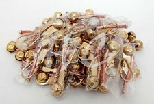 Lot Of 100 PCs Brass / Copper Boatswain Whistle - Bosun Call Pipe W/Chain Gift