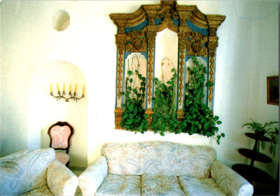 Vintage Postcard Positano Italy Le Sirenuse Hotel Un Particolare 