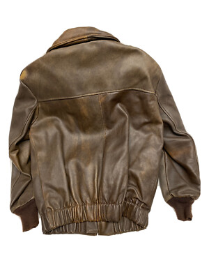 Mid Western Sport Togs フード付きレザージャケット 42 VINTAGE Mid Western Genuine Deerskin Sport Togs Leather Bomber