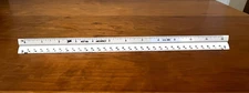 Helix 37186 Architect Ruler Tri-Side USA Made 12"