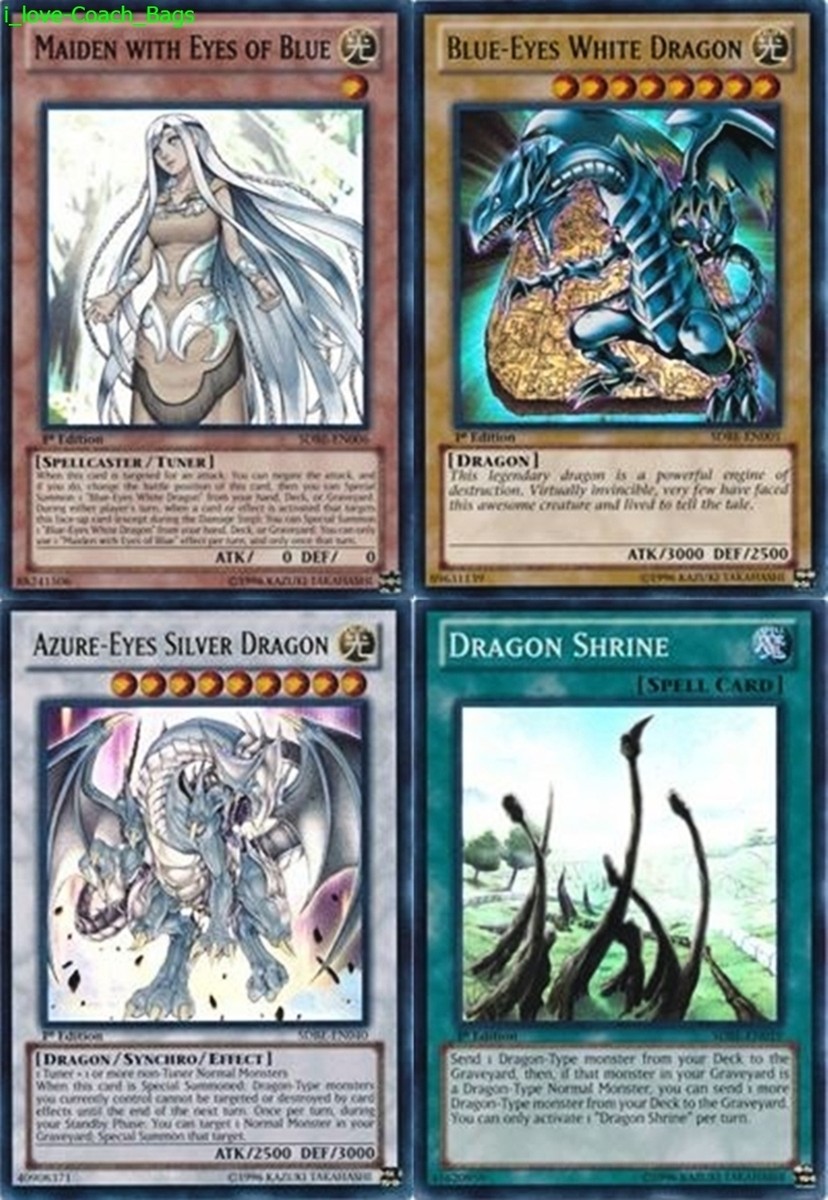 Yugioh Blue Eyes Deck Yu-Gi-Oh! Blue-Eyes Support Card Set Includes Maiden With Eyes Of Blue & Azure-Eyes Maiden With Eyes Of Blue Yugioh Yugioh Blue Eyes Deck Yu-Gi-Oh! Blue-Eyes Support Card Set Includes Maiden With Eyes Of Blue & Azure-Eyes Maiden With Eyes Of Blue Yugioh