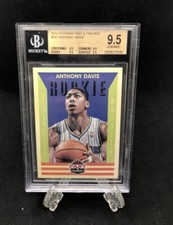 ANTHONY DAVIS 12-13 PAST AND & PRESENT ROOKIE RC LAKERS SSP BGS 9.5 GEM MINT