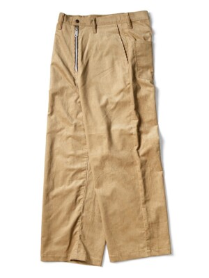ASK availability First) Kapital 8W Corduroy Zipper Port Baggy