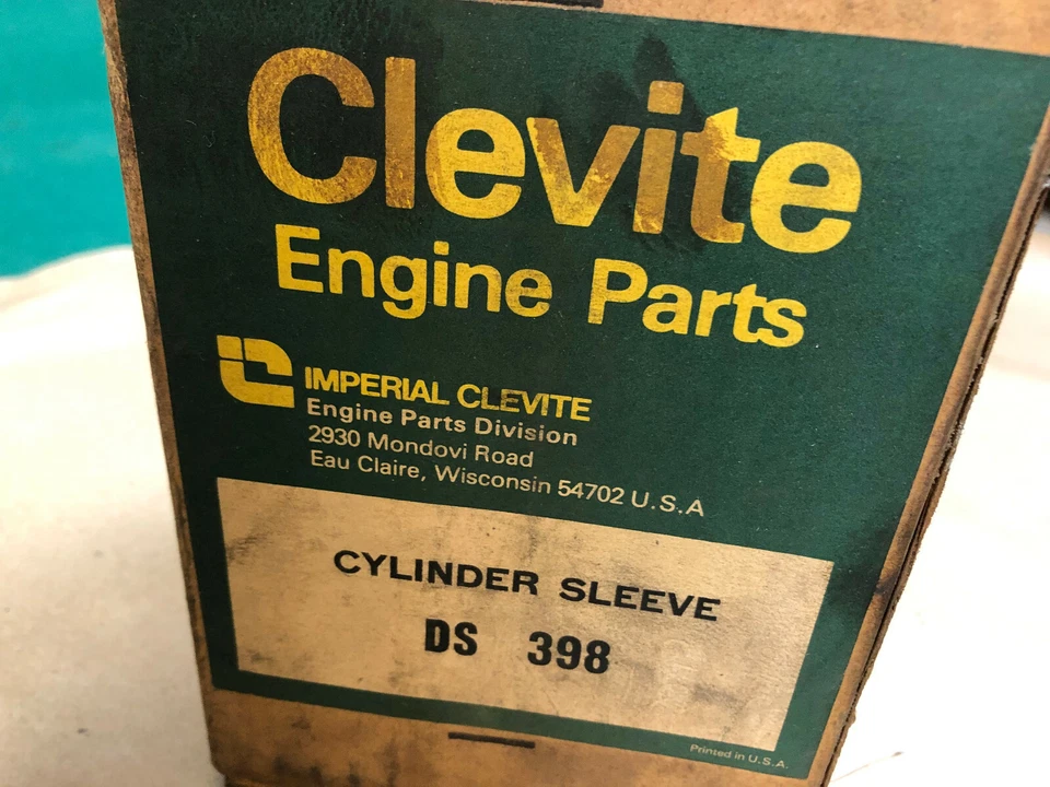 Clevite cylinder repair sleeve DS-398 3.858" bore 9-1/16" tall .100 wall - Image 2 of 2