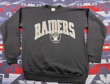vintage oakland las vegas raiders rare crewneck sweater sweatshirt Logo 7 90s XL