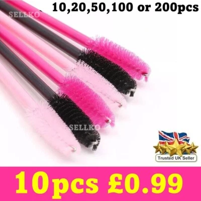 Eyelash Brushes Disposable Mascara Wands Applicator Lash Extension Cosmetic Set