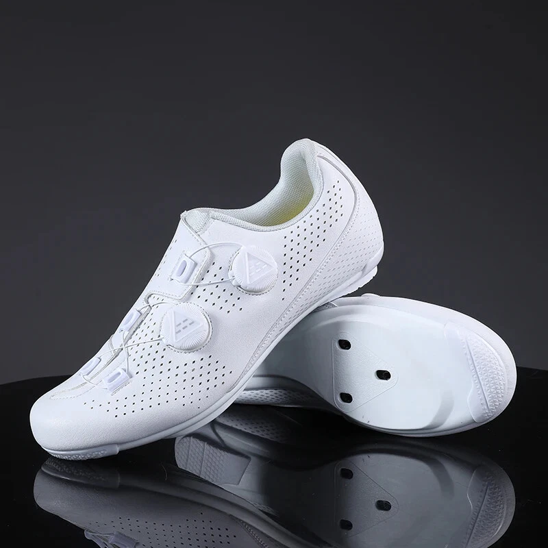 Road Cycling Shoes Men Speed Sneaker Cleat Spd Flat Pedal Bike Outdoor Footwear - Image 3 of 4