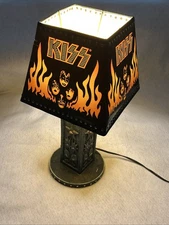 Kiss Lamp spencers table lamp tested works gene paul