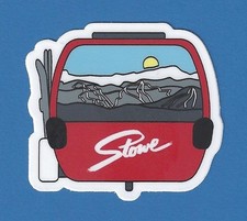 NEW STOWE VERMONT SKI SNOWBOARD MOUNTAIN AREA RESORT STICKER DECAL