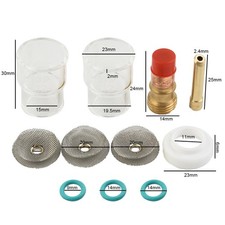 TIG Torch Set Welding Torch Set 12 18 26 3/32 Gas Lens Torches Gas Lens