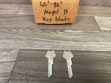 2 1960s 1970s 1980s Mopar Chrysler Dodge Plymouth B Key Blanks Nos 825