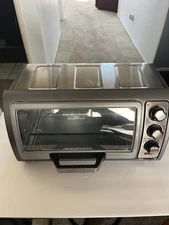 Hamilton Beach 31523G Easy Reach Sure-Crisp Air Fryer Toaster Oven - Open Box
