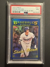 2024 Topps Finest 1993 Prototype PSA 9 Shohei Ohtani #93-5 Blue Refractor /99